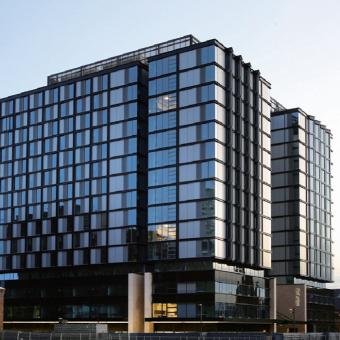Commercial Glass Anodized Aluminum Curtain Wall