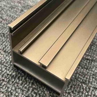 Anodized Champagne Color Aluminum Profile