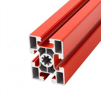 Industrial T-Slot Red Aluminium Extrusion Profile
