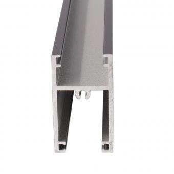 Custom Extruded Aluminum Extrusion Rail Windows and Doors Frame Profile For Slide