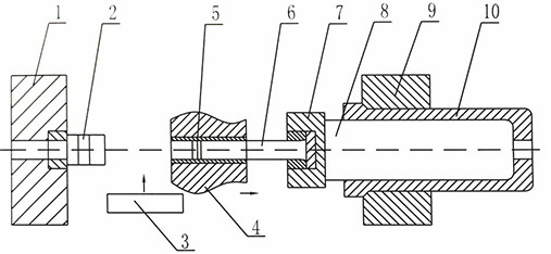 Structural form of front loading short stroke press