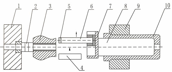 Structural form of back loading short stroke press